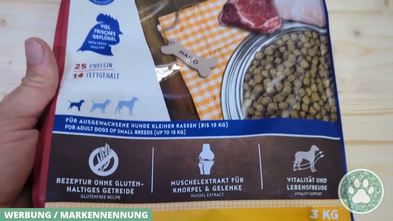 Meiner Meinung nach sind die extra kleinen Kroketten und der Muschelextrakt für die Gelenke ideal gelöst.