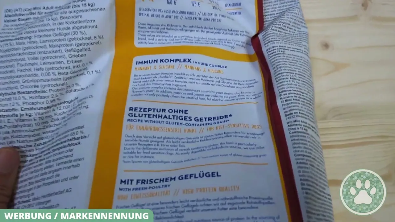 Aus meiner Sicht ist der Zusatz von Mannanen und Glukanen zur Unterstützung der Darmflora ein echter Pluspunkt.