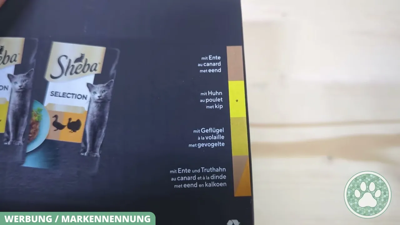 Die Box beinhaltet vier verschiedene Rezepturen: Ente, Huhn, Geflügel sowie Ente und Truthahn.